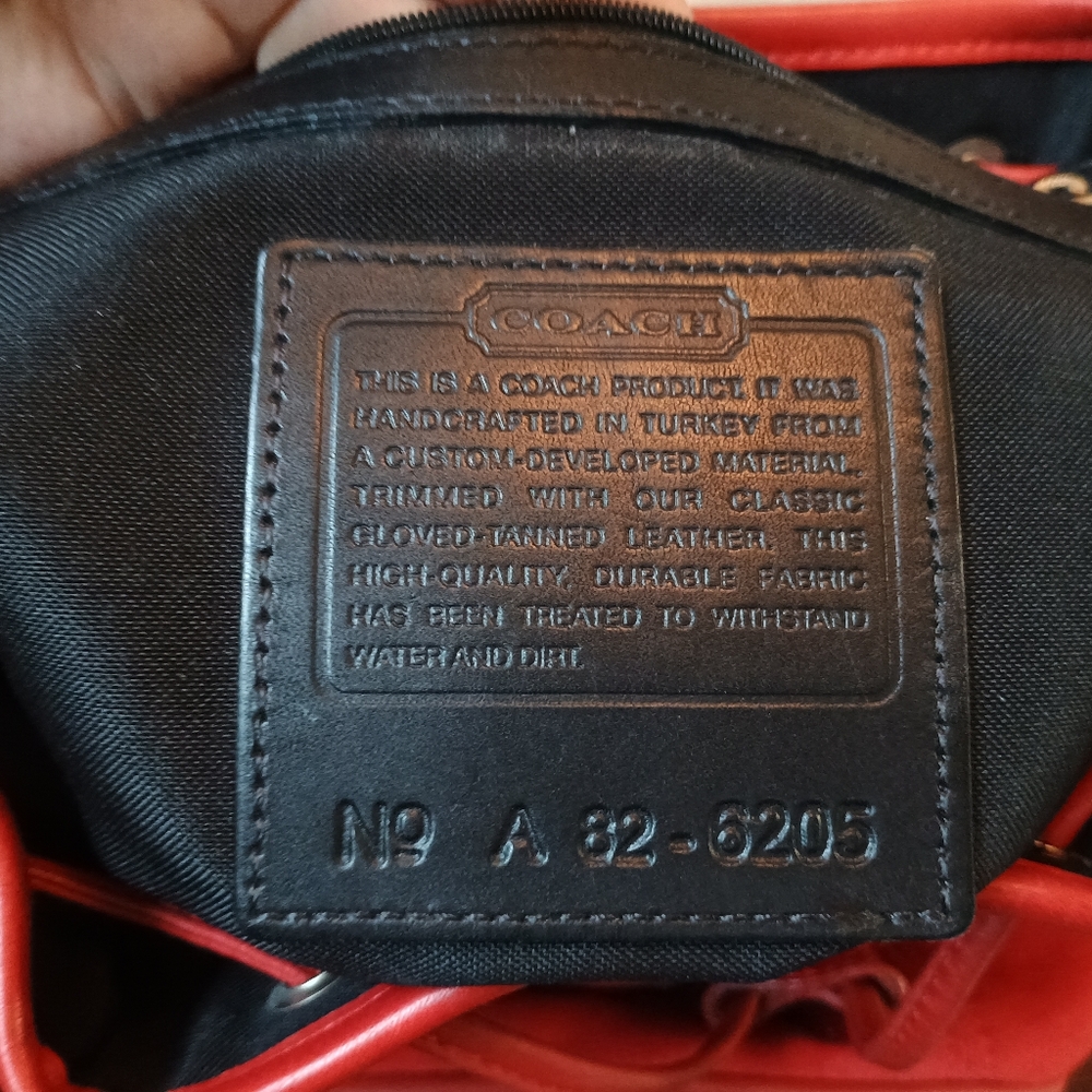 Coach Red Backpack - Picture 2 of 5